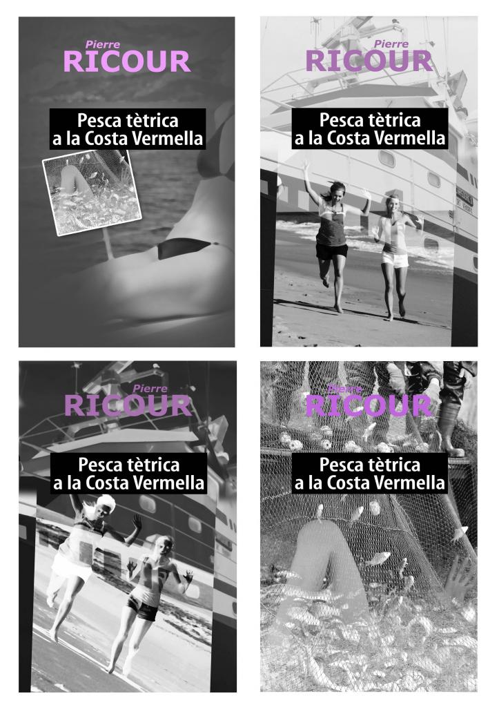 4 projets de couverture pour le livre en catalan