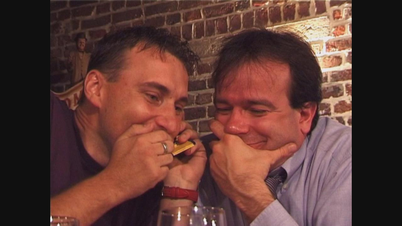 Les 2 amis rigolent (Johan Empain, PO Bouquegneau)